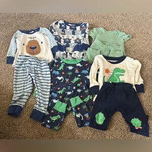 Carter's Kids Pajama Sets - Blue, Green, Navy